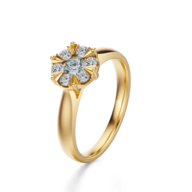 Pierścionek z diamentami